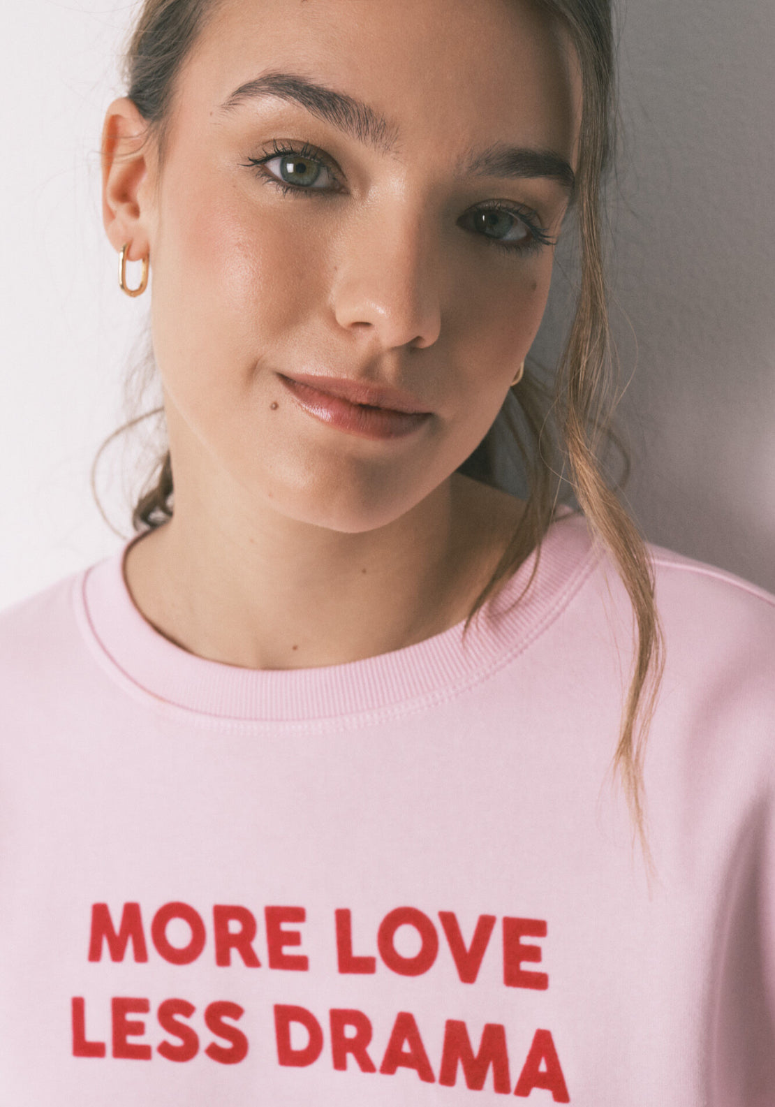 Cotton Sweatshirt - Pink
