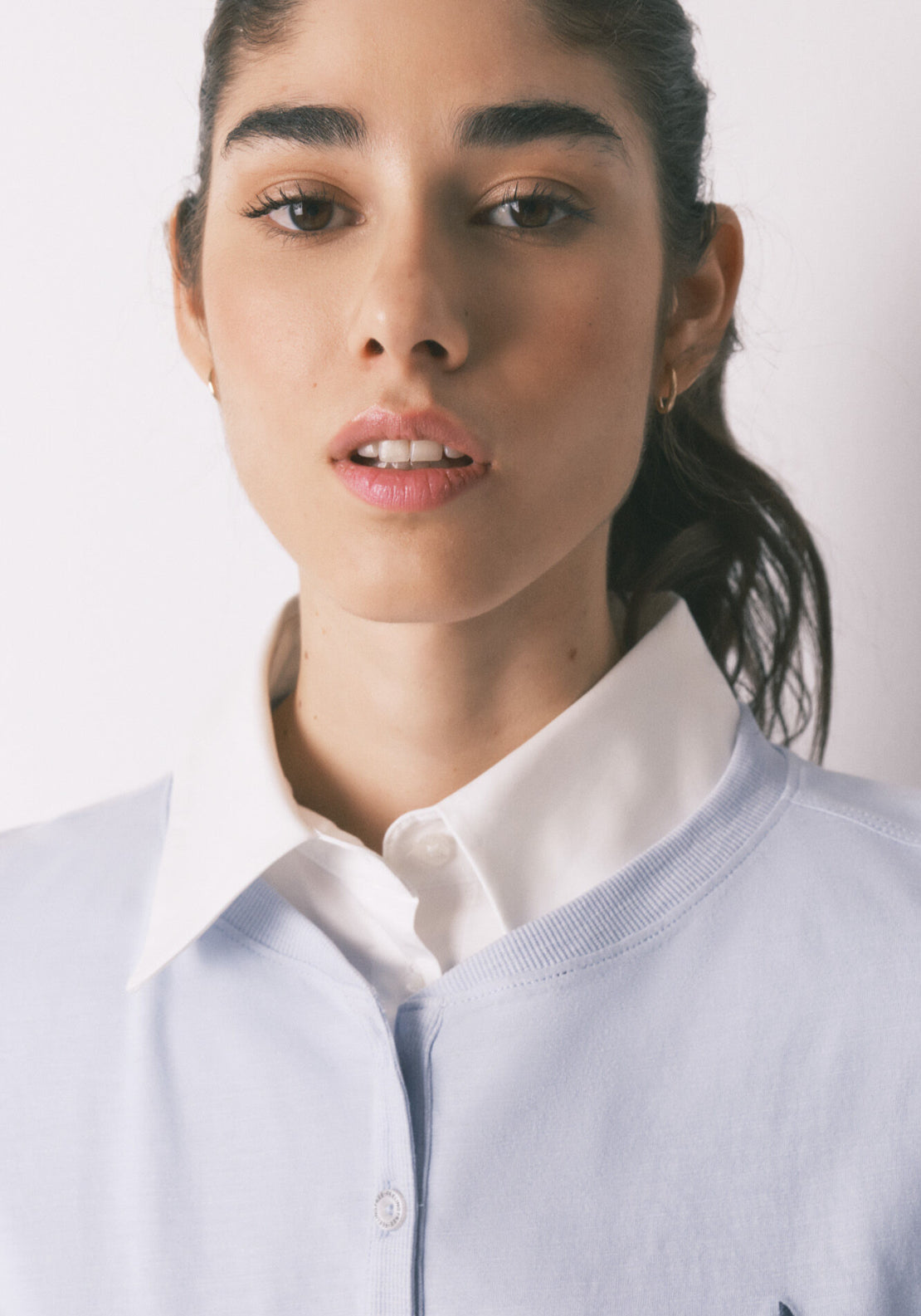 100% Cotton Long Sleeve T-Shirt - Blue