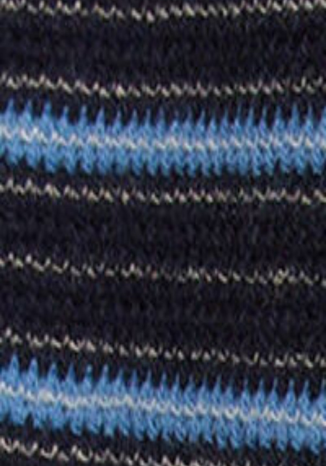 100% Cotton Pique Striped T-Shirt - Blue