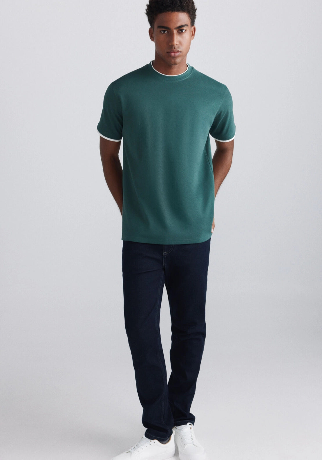 Double Interlock Tee - Bottle