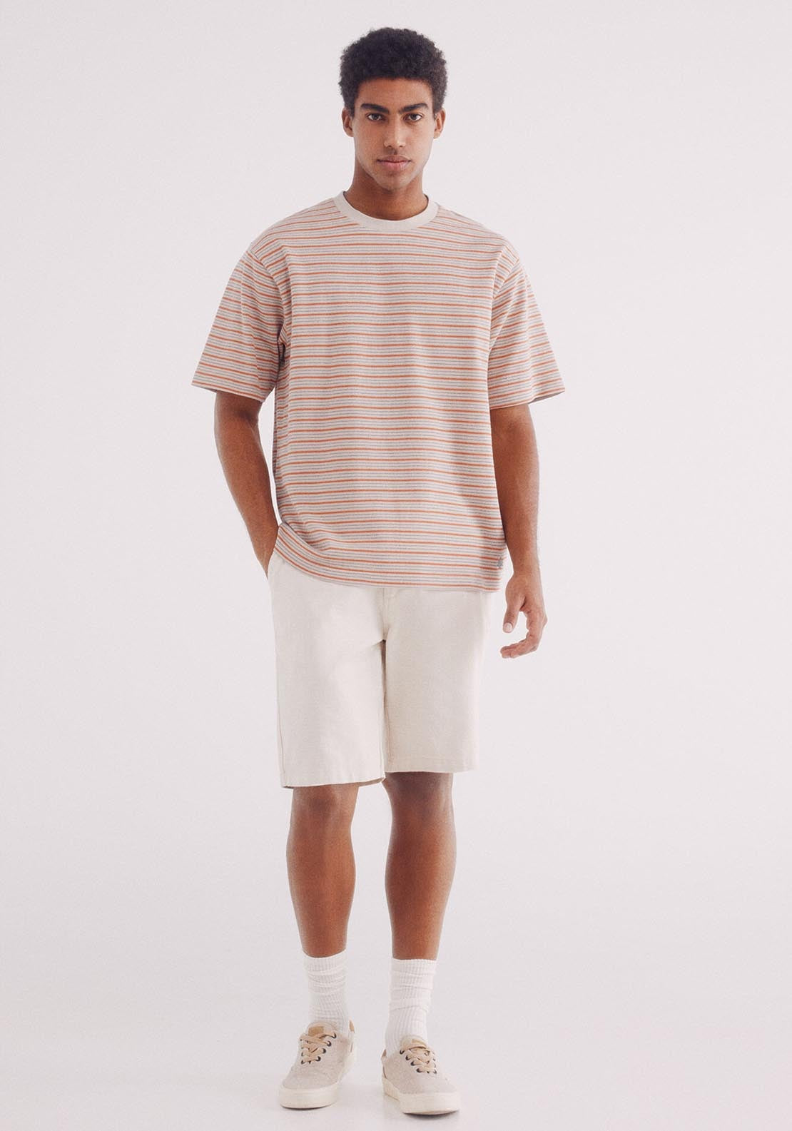 Springfield Stay Dreams Contrast T-Shirt - Orange 4 Shaws Department Stores