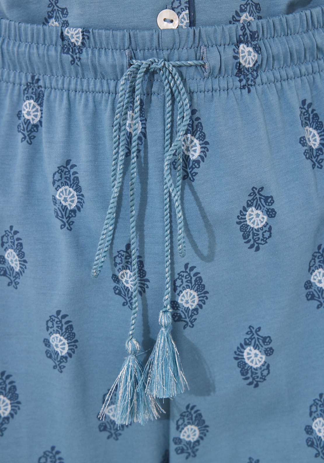 Short Sleeves Masculine Pyjama - Blue