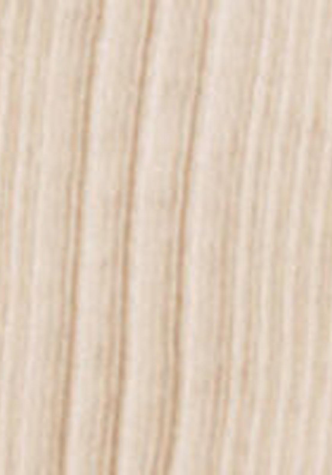 Ribbed Cotton Classic Long Pyjamas - Ivory