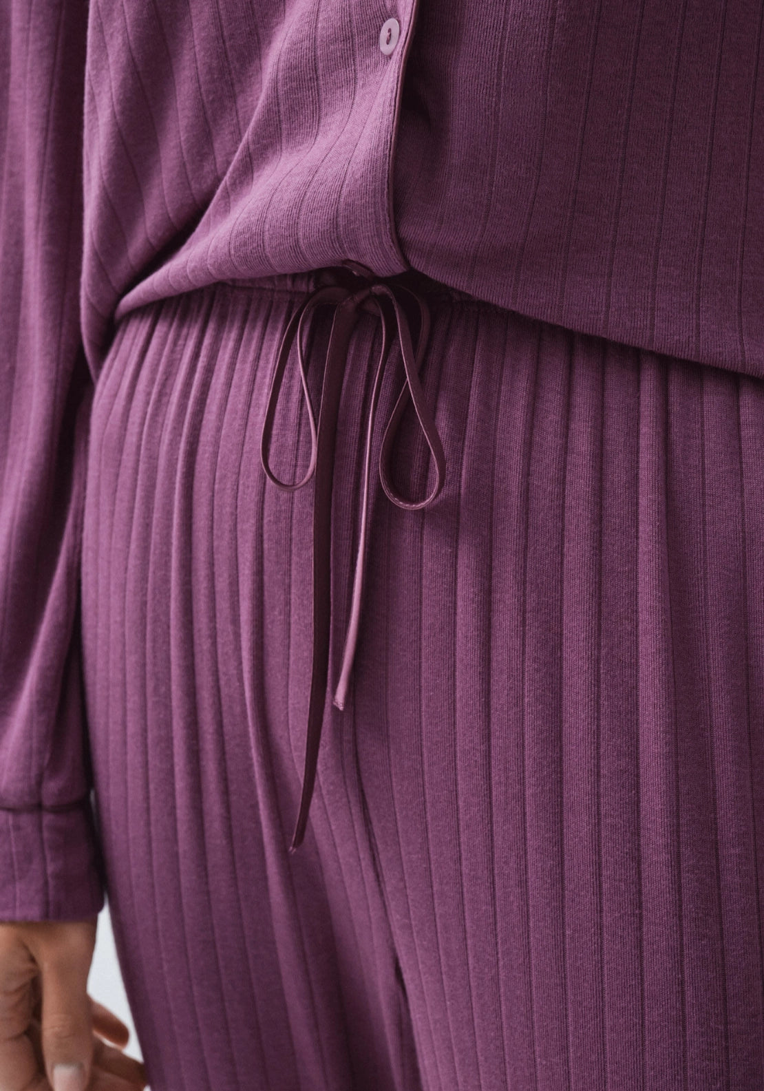 Classic Long Pyjama Set - Purple