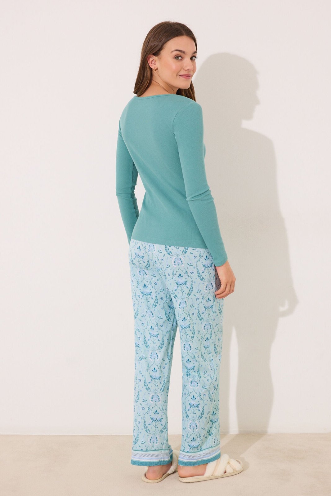 Womensecret Long pyjamas - Green 5 Shaws Department Stores
