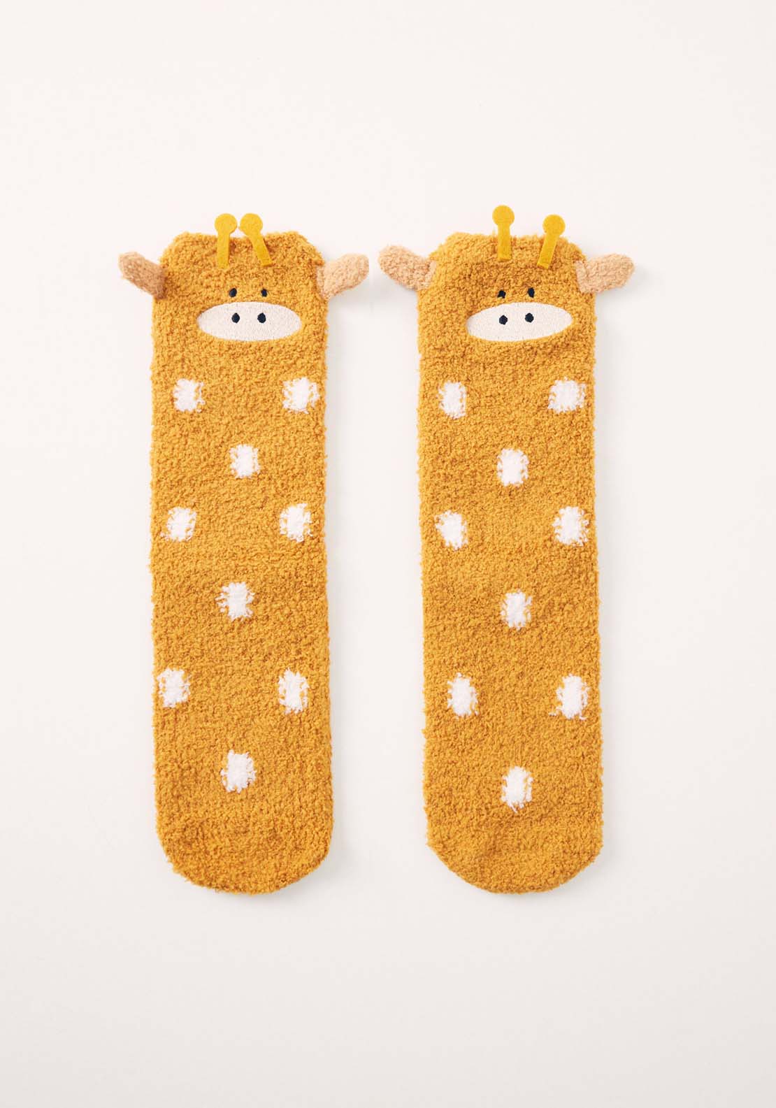 Womens Secret Giraffe fluffy socks - Multicoloured 1 Shaws Department Stores