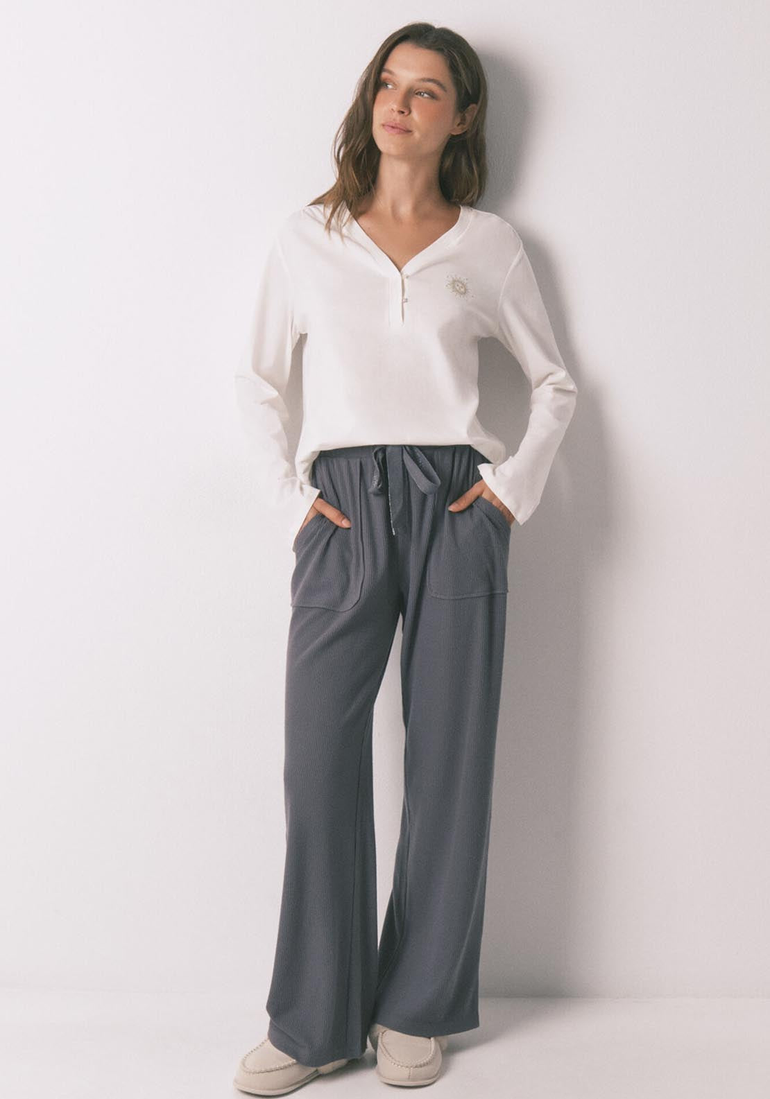 Womensecret Long Pant - Grey 4 Shaws Department Stores