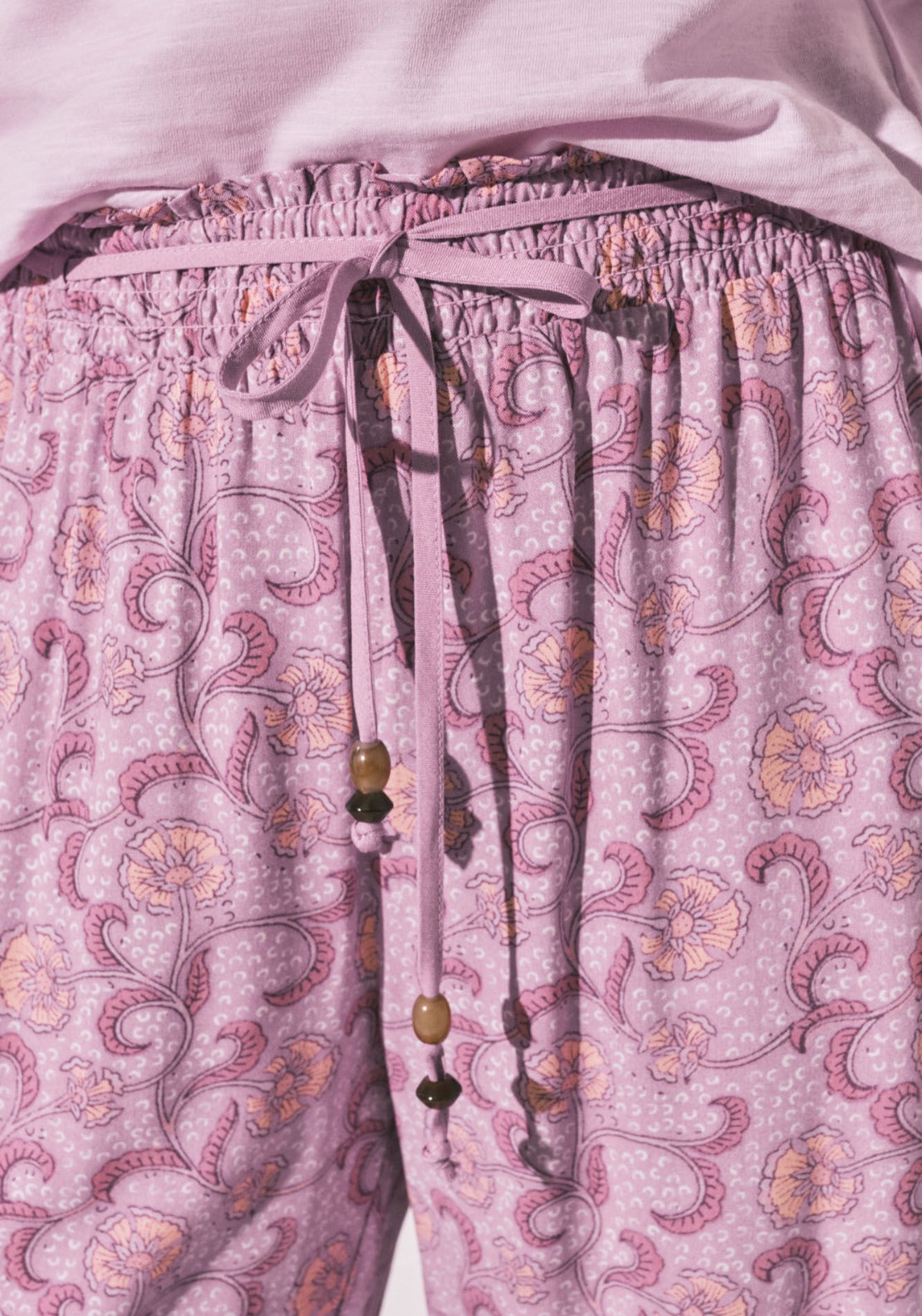 All Over Print Trousers - Pink