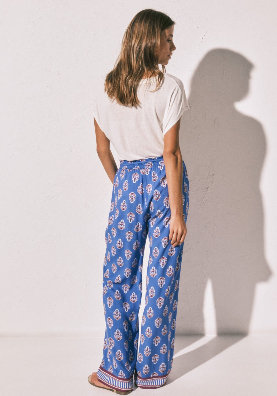 All Over Print Trousers - Blue