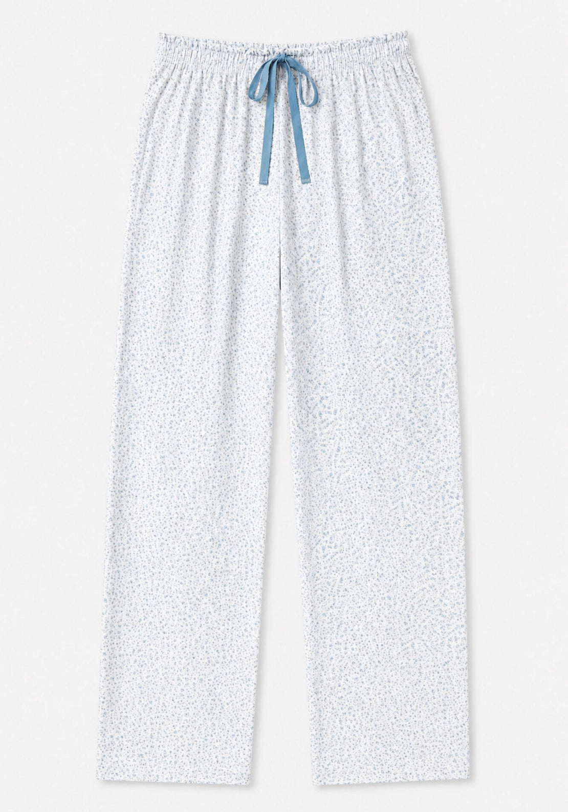 Animal Print Cotton Harem Pyjama Trousers - White