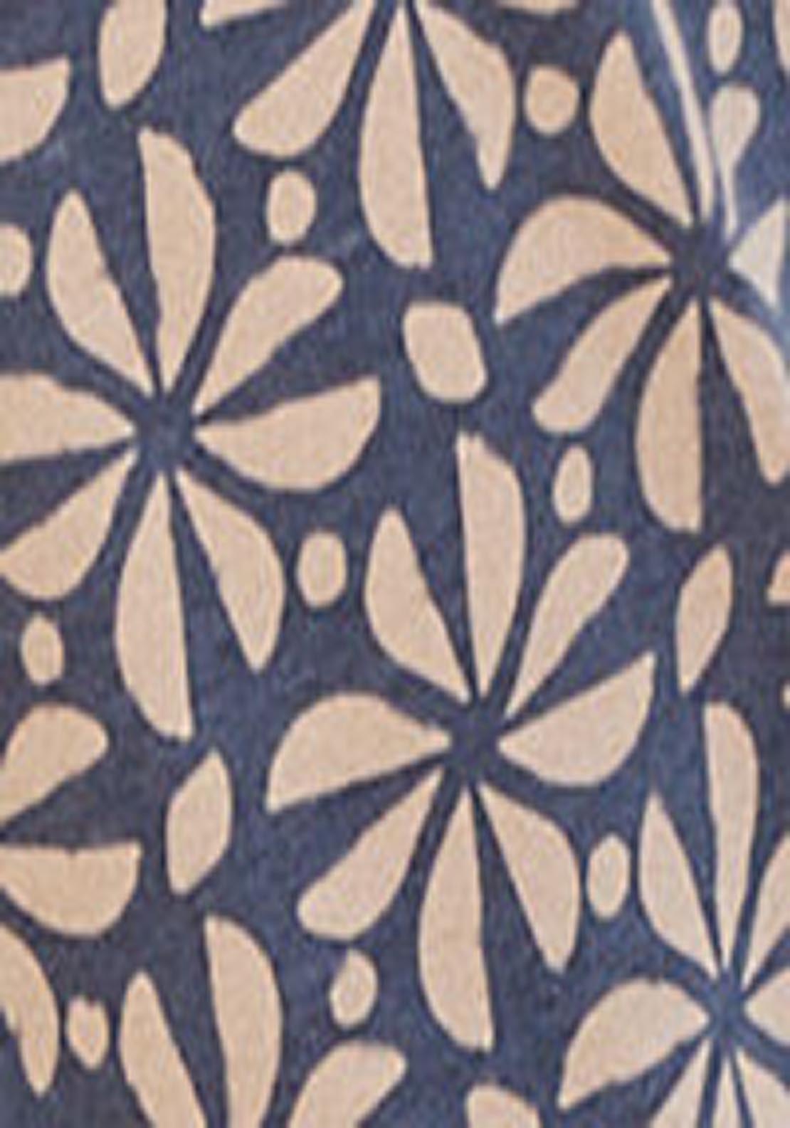 Womens Secret Long printed 100% cotton pyjama bottoms - Blue 4 Shaws Department Stores