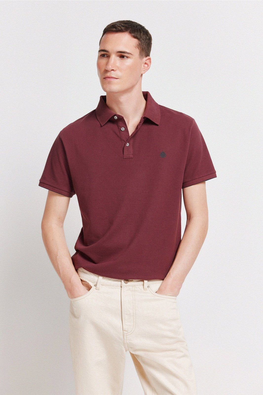 Slim Fit Polo Shirt - Red
