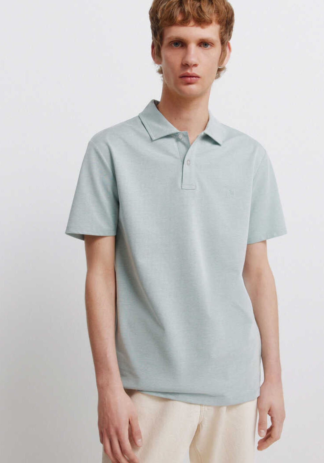 Plain Slim Fit Polo Shirt - Green