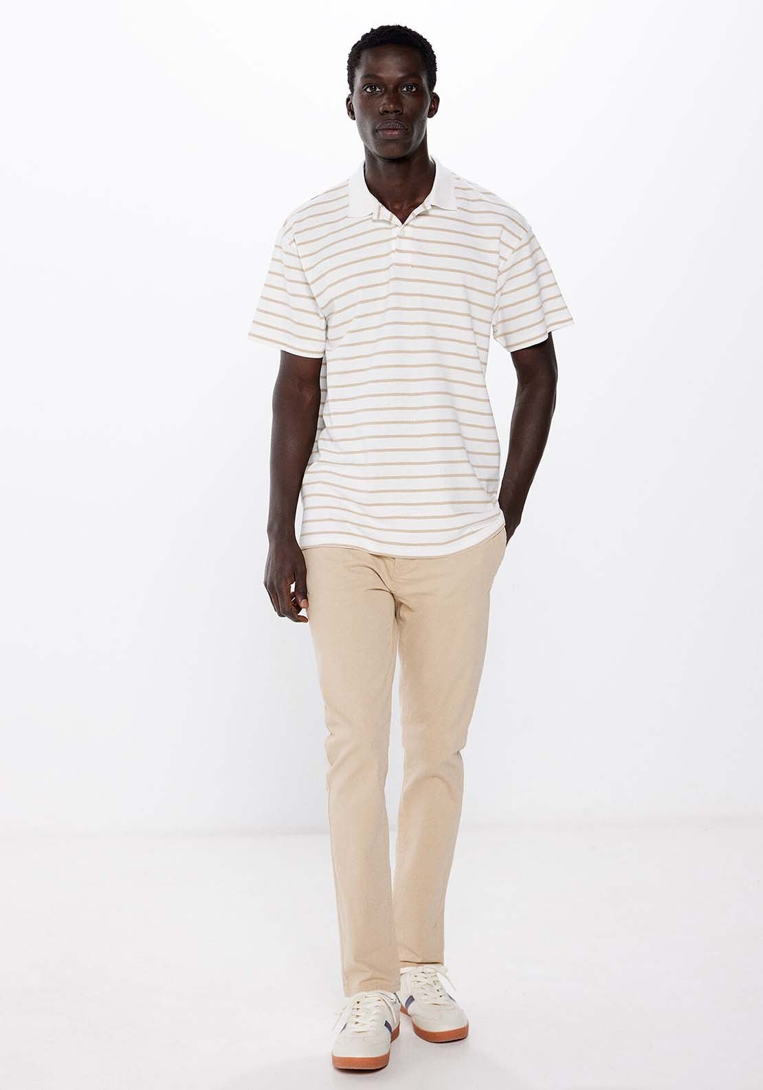 Springfield Striped polo shirt 4 Shaws Department Stores