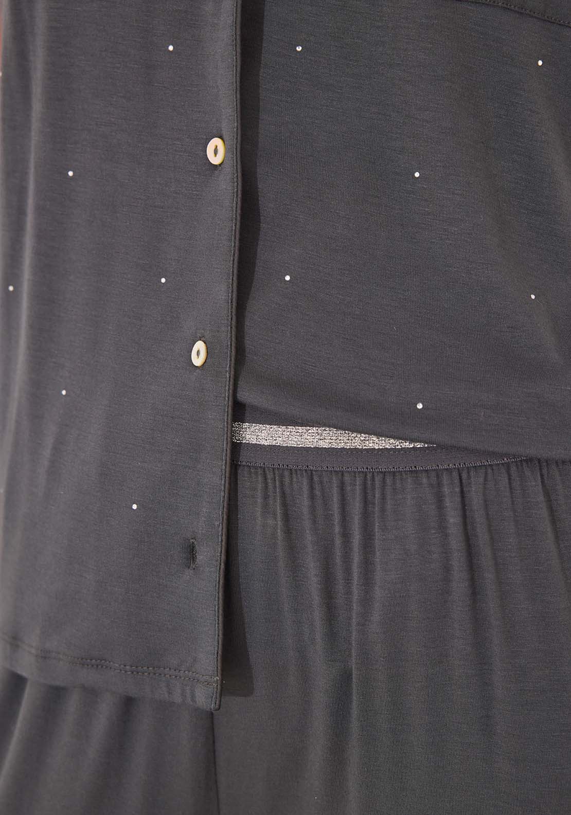 Short Sleeves Masculine Pyjama - Grey