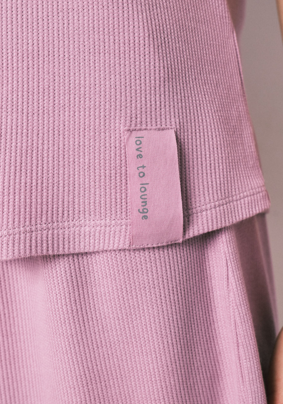 Waffle Short Pyjamas - Pink