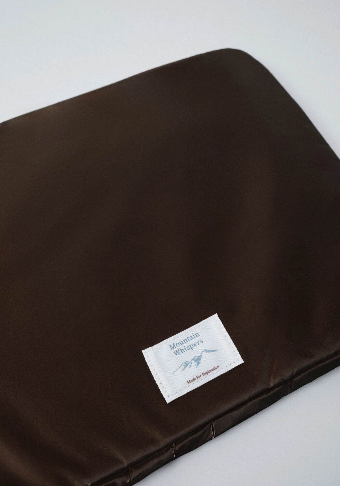 Brown Puffer Laptop Case - Brown