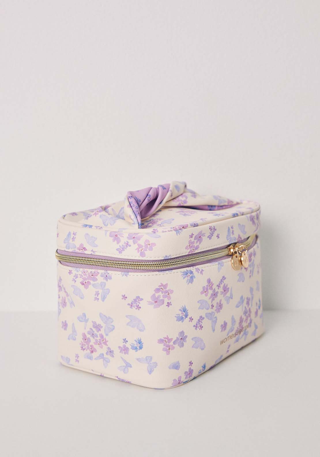 Womens Secret Medium floral print chest toiletry bag - Pink 2 Shaws Department Stores