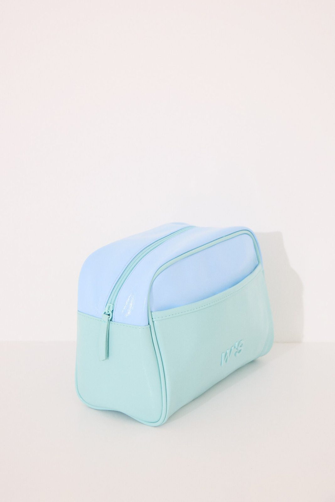 Womensecret Large blue and green vanity case leather toiletry bag - Multicoloured 3 Shaws Department Stores