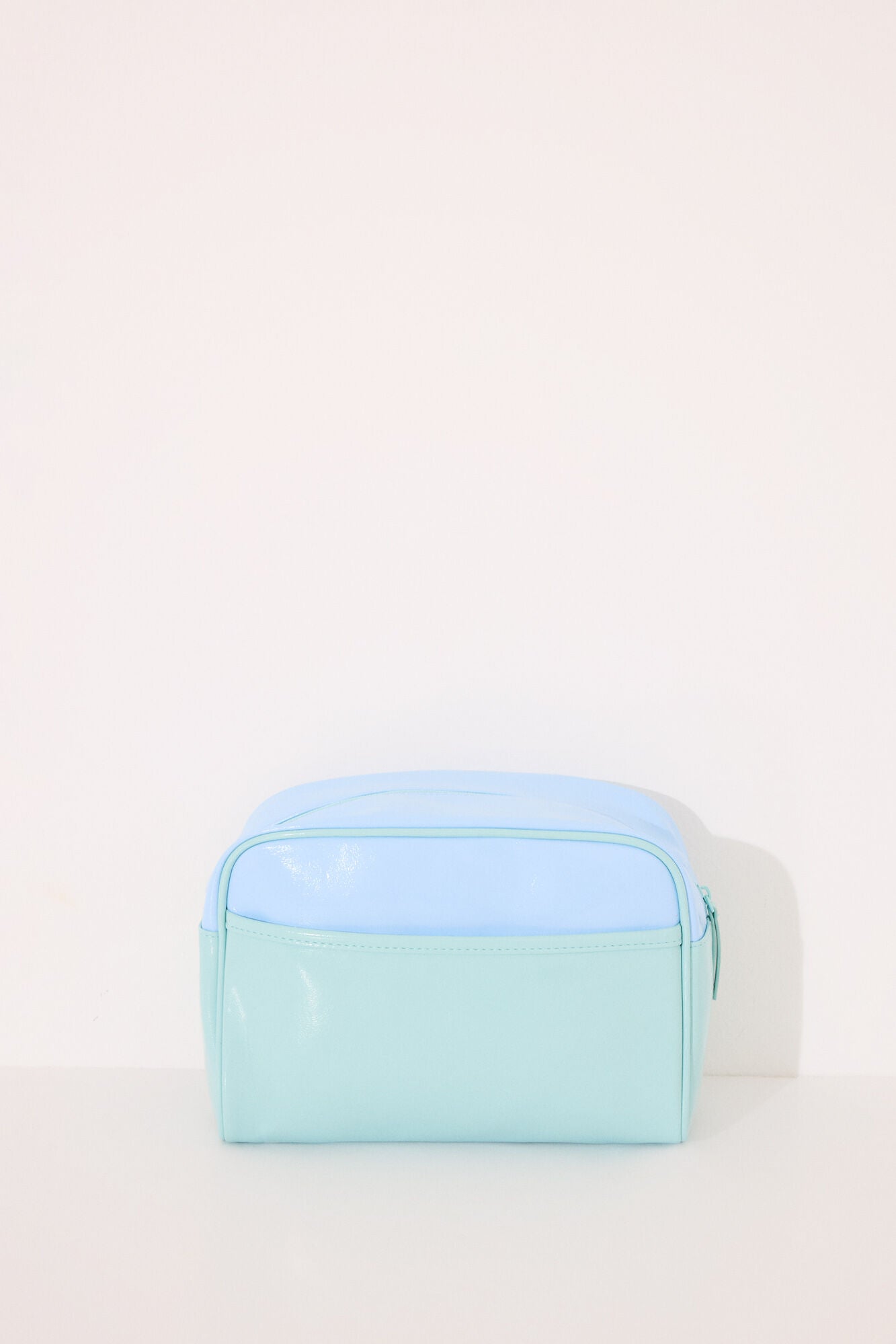 Womensecret Large blue and green vanity case leather toiletry bag - Multicoloured 5 Shaws Department Stores