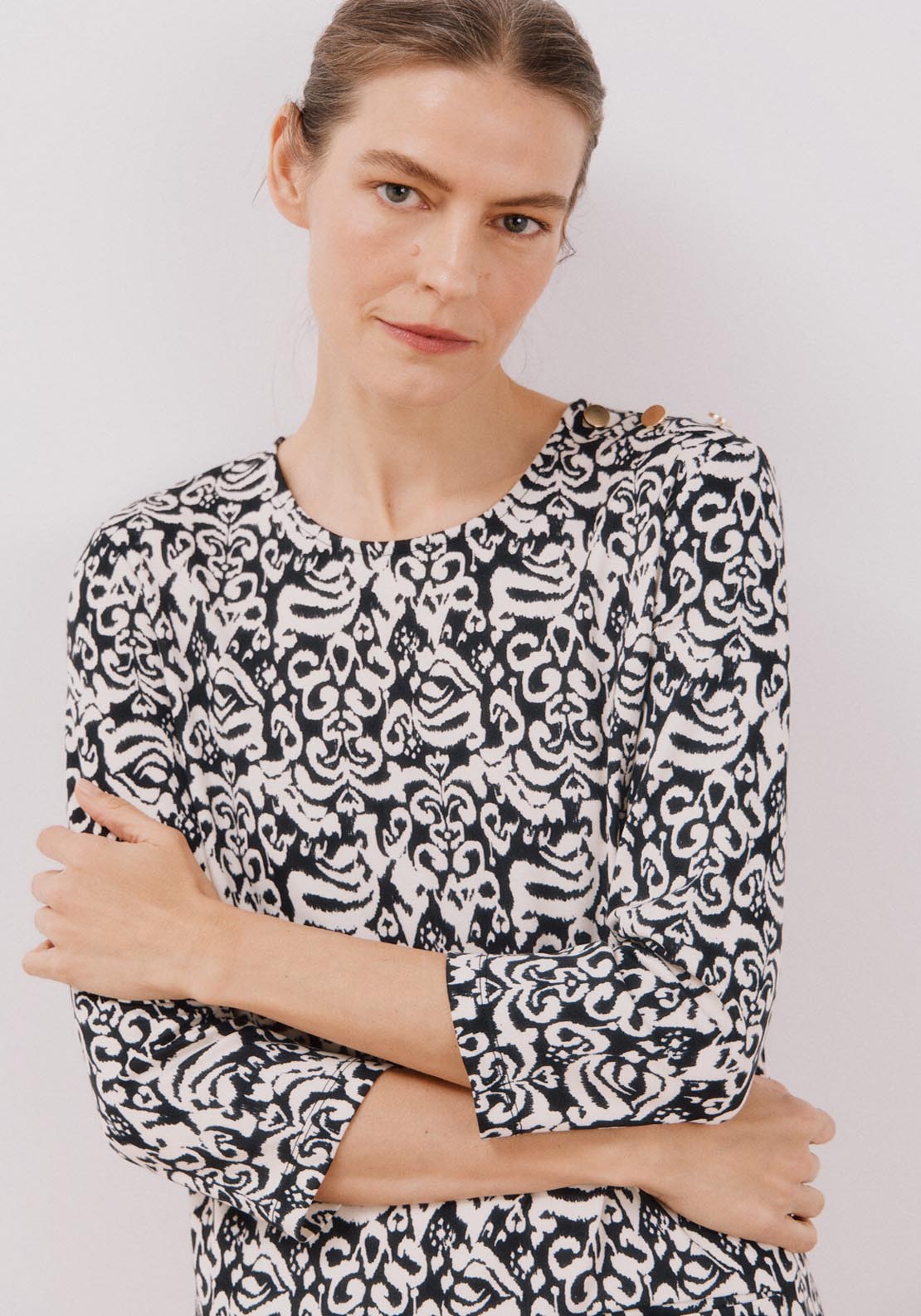 Cortefiel Short Stretch Dress - Multicolor 4 Shaws Department Stores