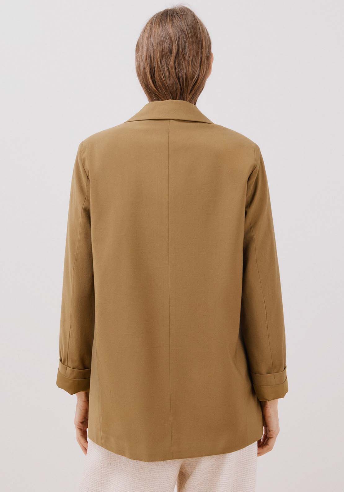 Cortefiel Light blazer - Light Khaki 3 Shaws Department Stores