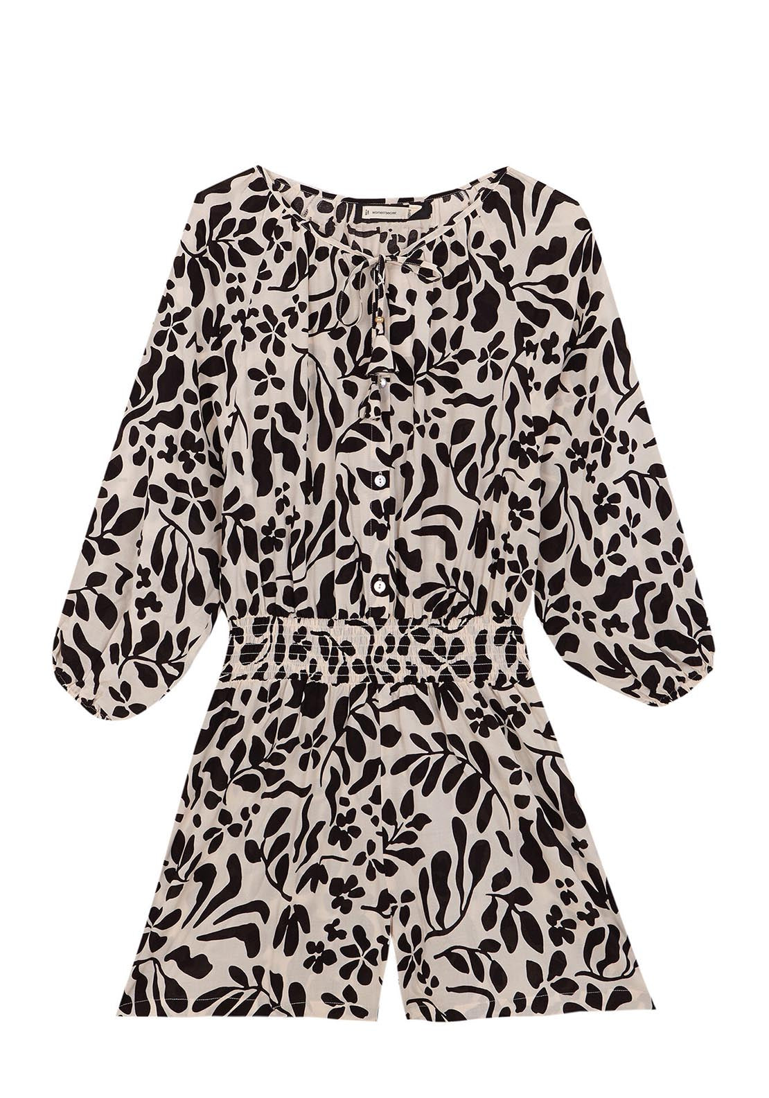Womens Secret Short B&W floral jumpsuit 6 Shaws Department Stores