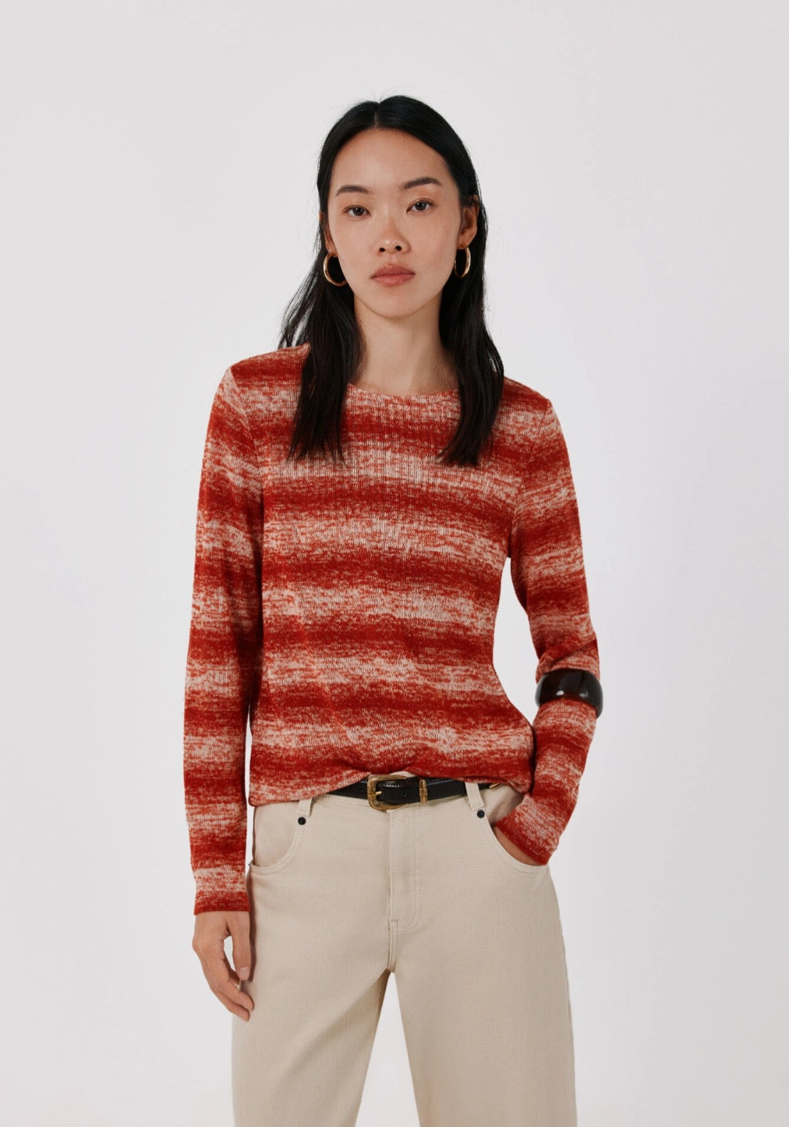 Striped Box Sweater - Multicoloured