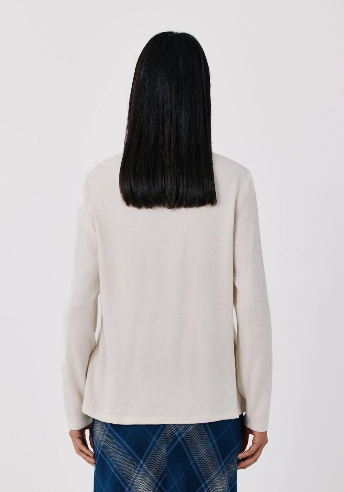 Warm V-Neck Sweater - Ivory