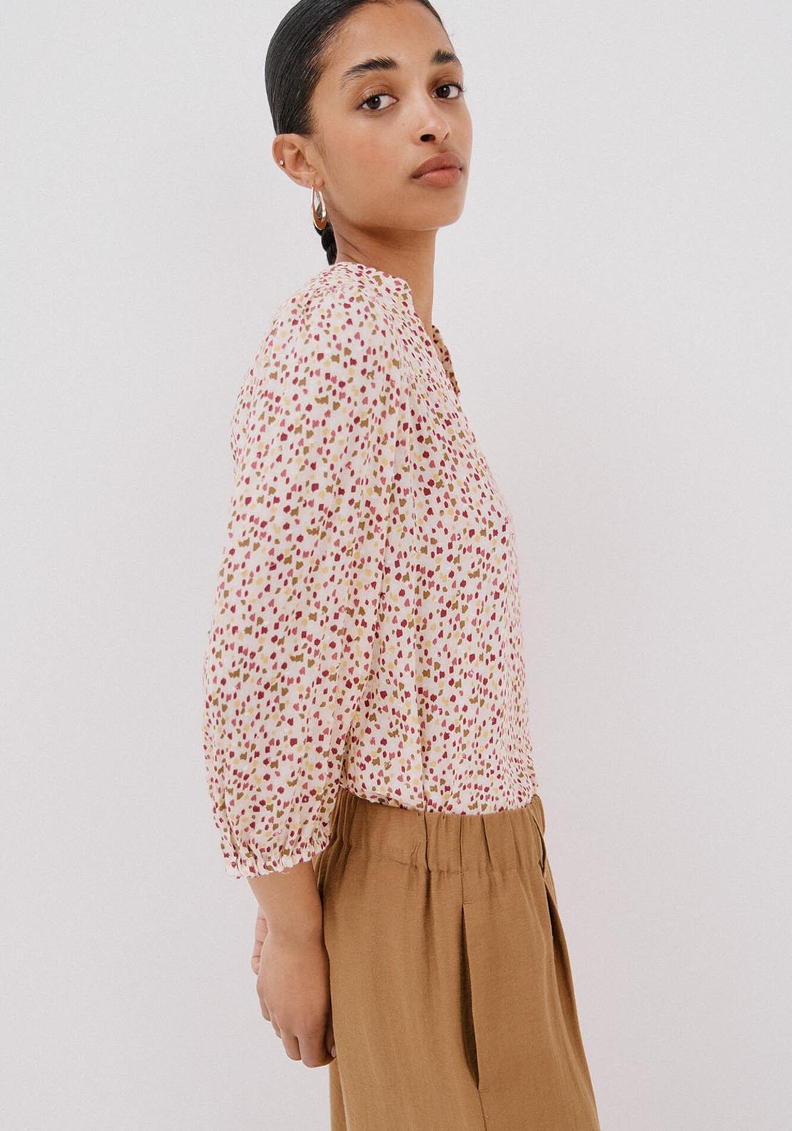Cortefiel Plumetti Blouse - Multicolour 3 Shaws Department Stores