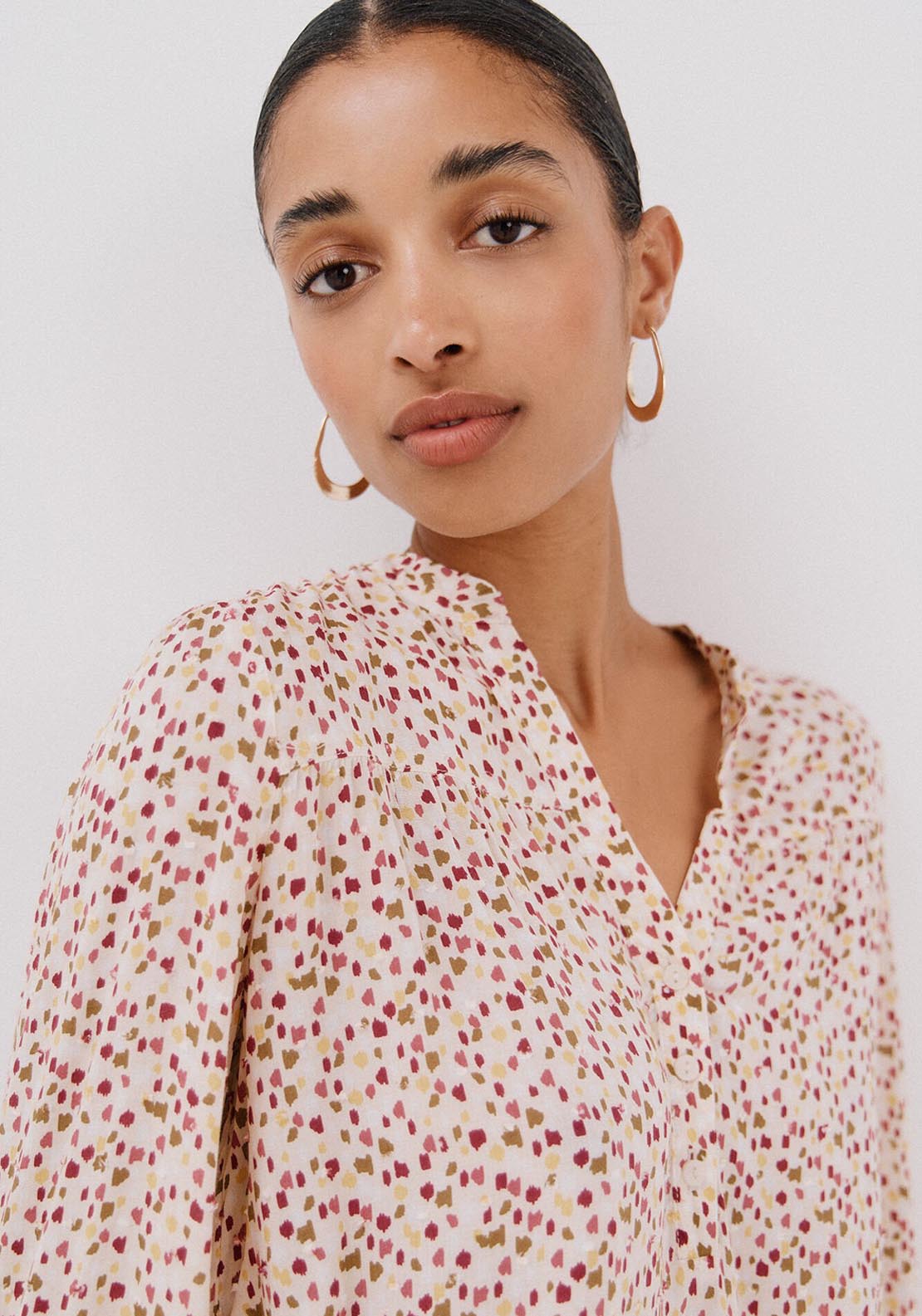 Cortefiel Plumetti Blouse - Multicolour 5 Shaws Department Stores