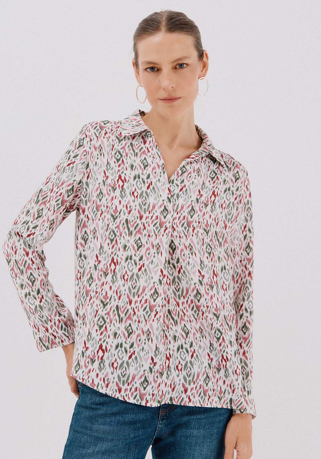 Pleated Shirt - Multicolour