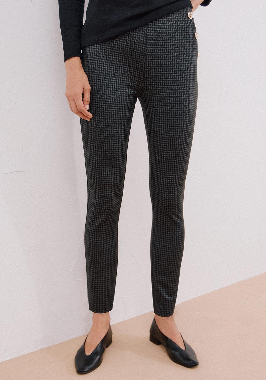 Jersey-Knit Leggings - White