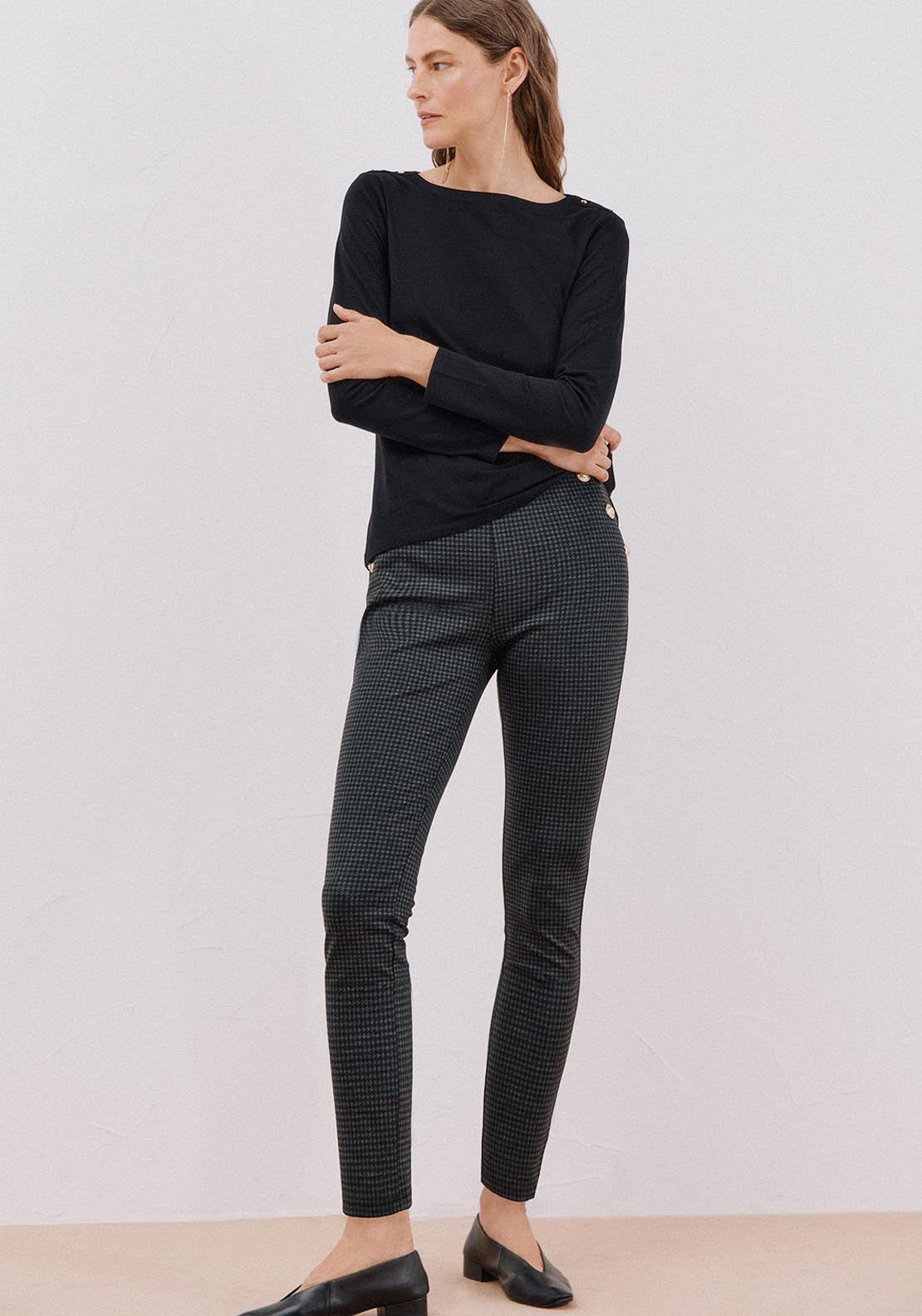 Jersey-Knit Leggings - White
