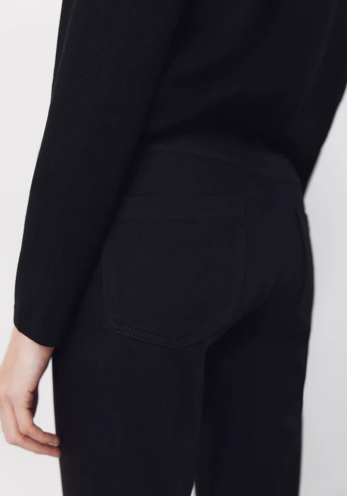 Cortefiel 5 Pocket Cut Leggings - Black 4 Shaws Department Stores