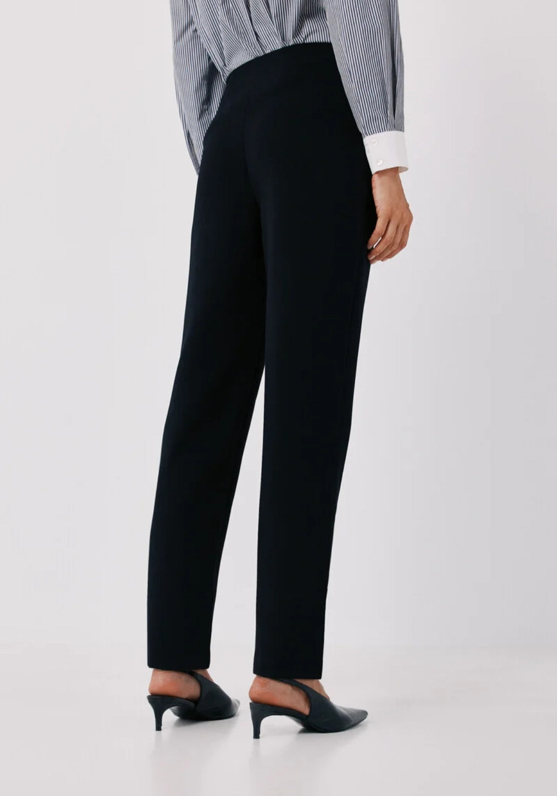 Cortefiel Tailored Slim Fit Trousers - Black 2 Shaws Department Stores