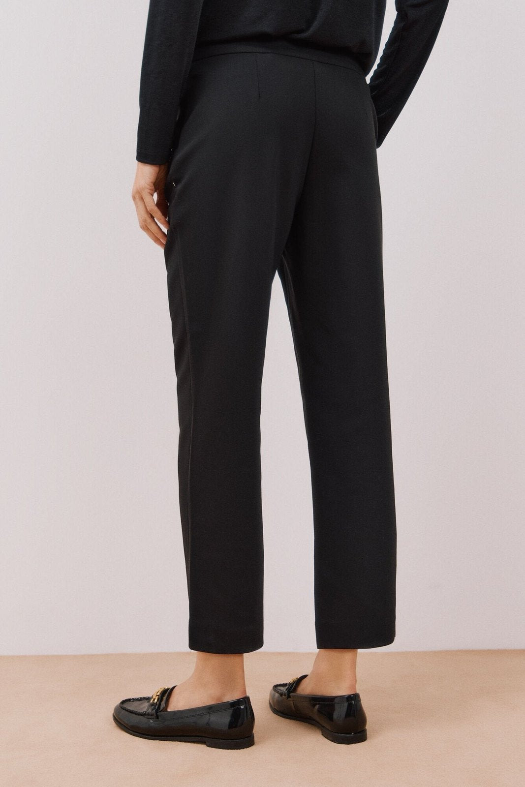 Cortefiel Button trousers - Black 2 Shaws Department Stores