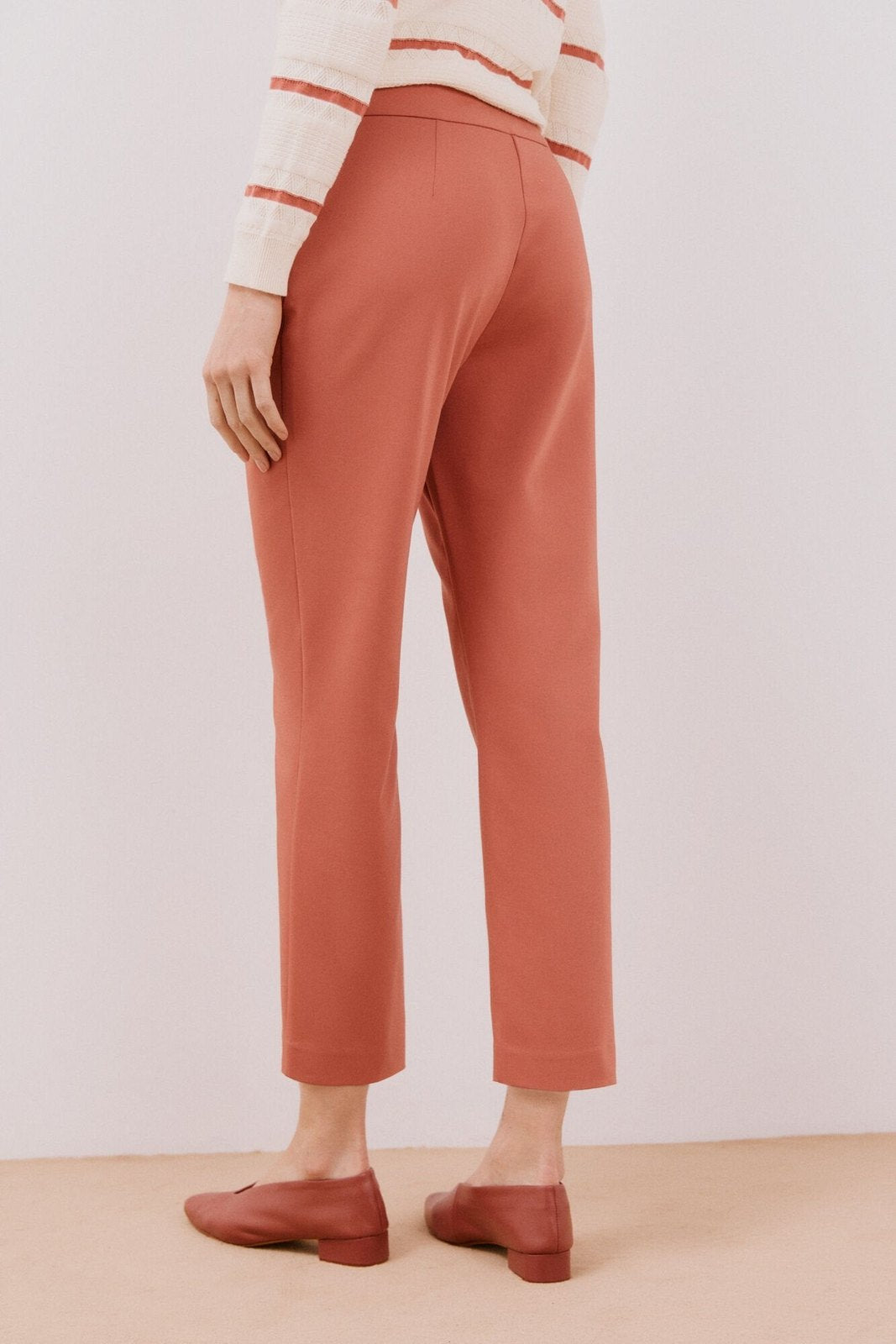 Cortefiel Button trousers - Pink 2 Shaws Department Stores