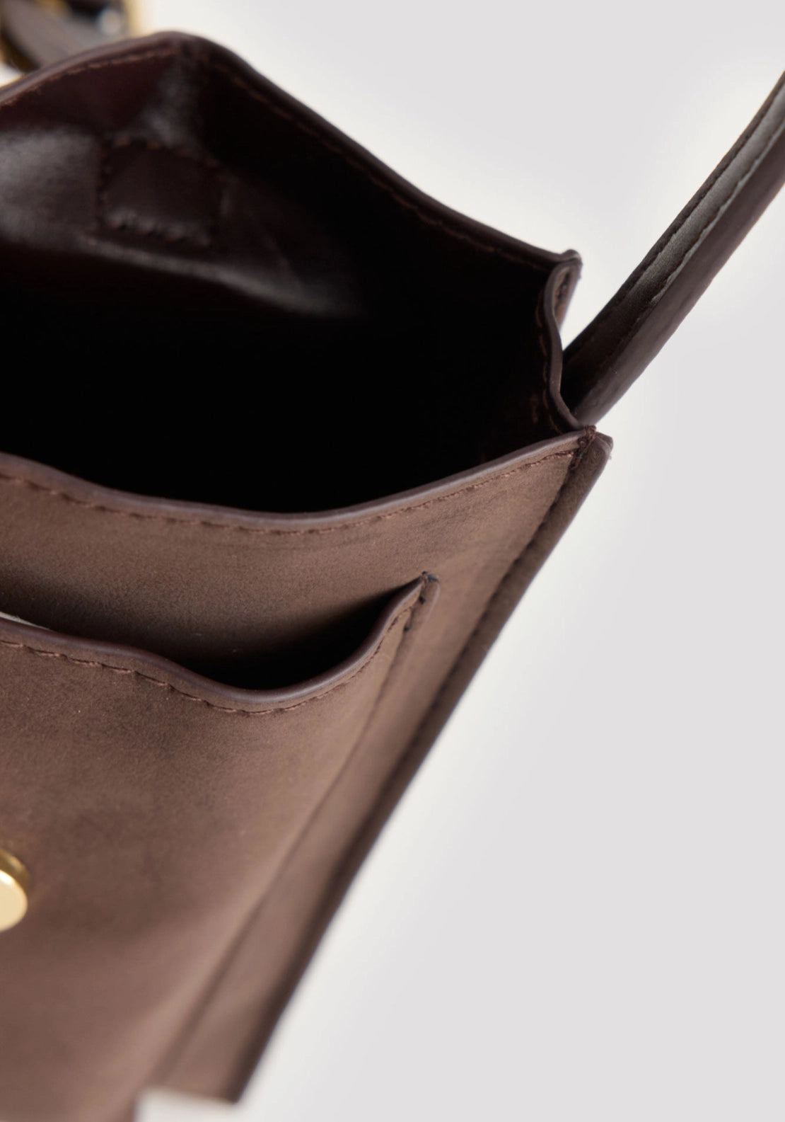 Two Material Phone Case - Dark Brown