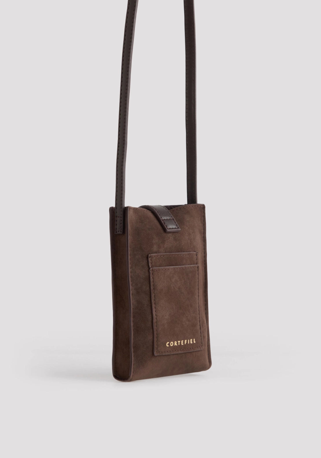 Two Material Phone Case - Dark Brown