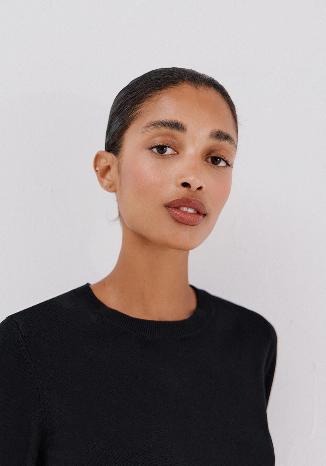 Short Sleeve Sweater - Black