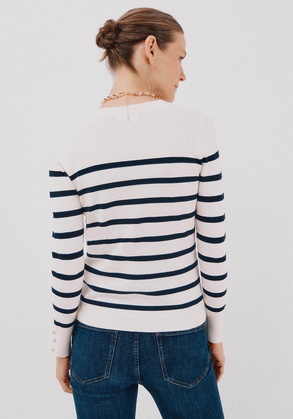 Short Sleeve Sweater - Cream