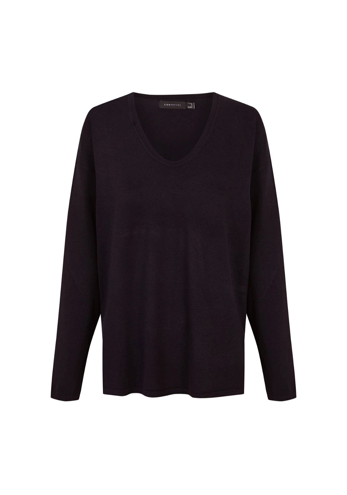 V-Neck Jumper - Navy
