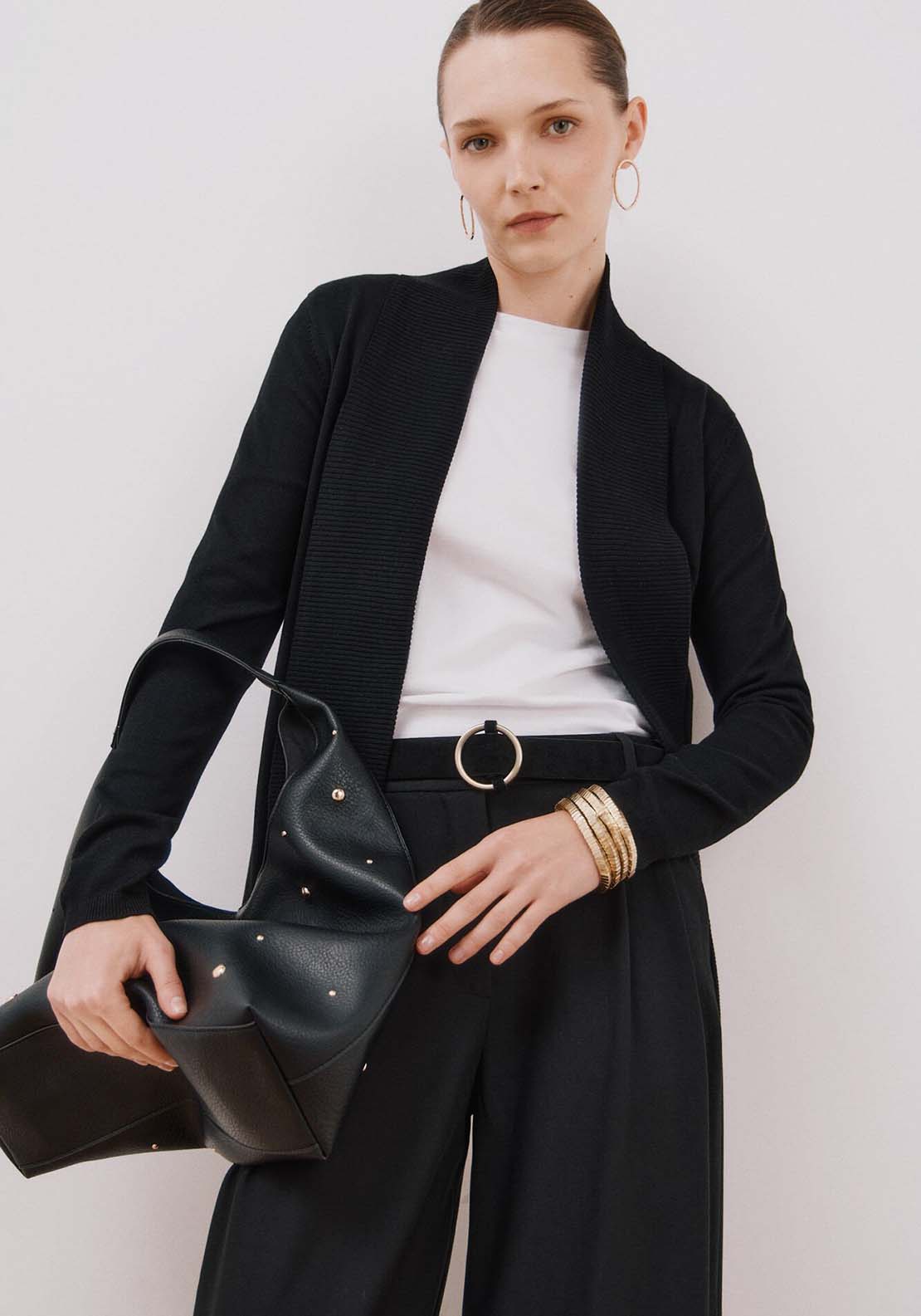 Shawl Collar Jacket - Black