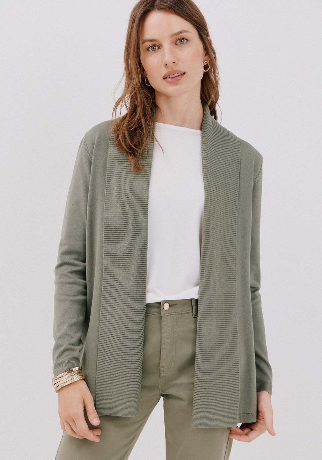 Shawl Collar Jacket - Beige