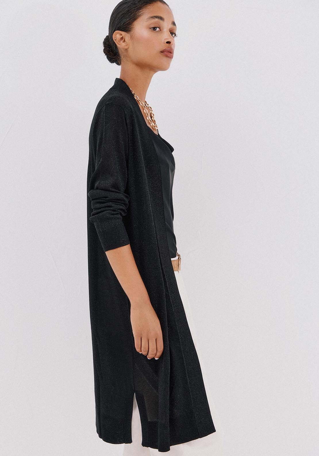 Short Sleeve Sweater - Black