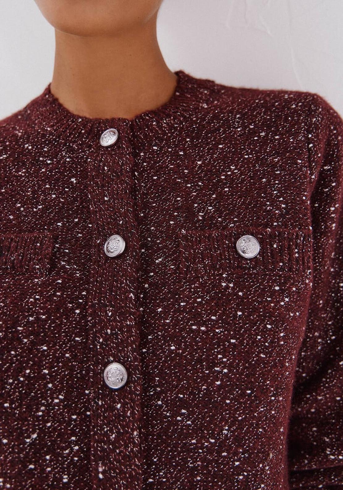 Cortefiel Short jacket with buttons - Red 4 Shaws Department Stores
