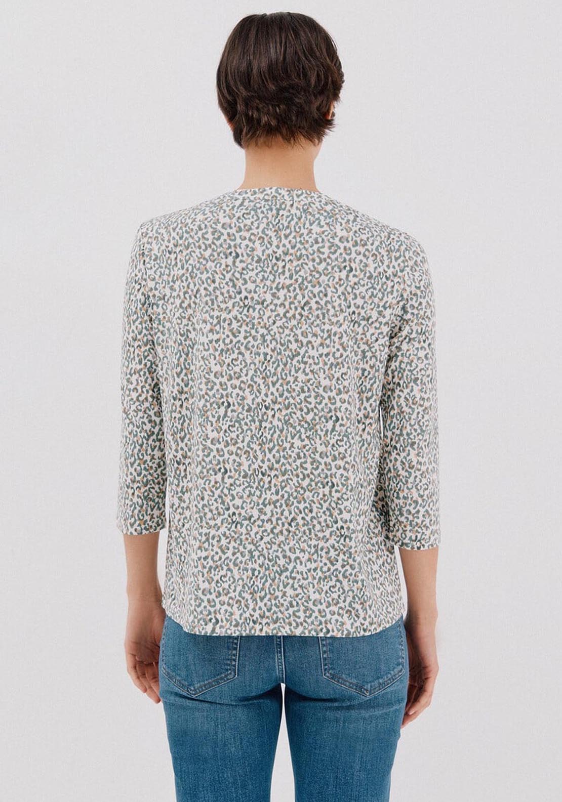 Basic Mandarin Neckline Shirt - Multicolour