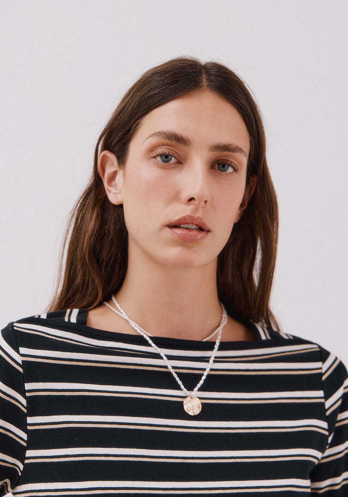 Essential Boat Neck T-Shirt - Grey