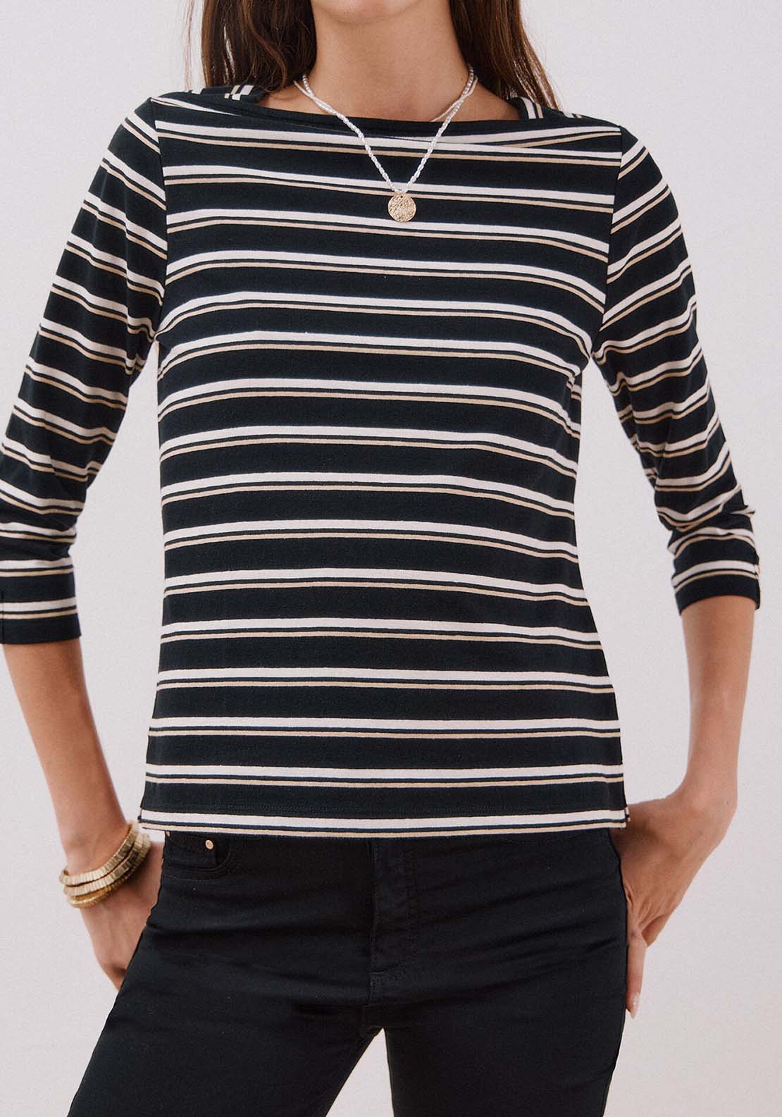 Essential Boat Neck T-Shirt - Grey